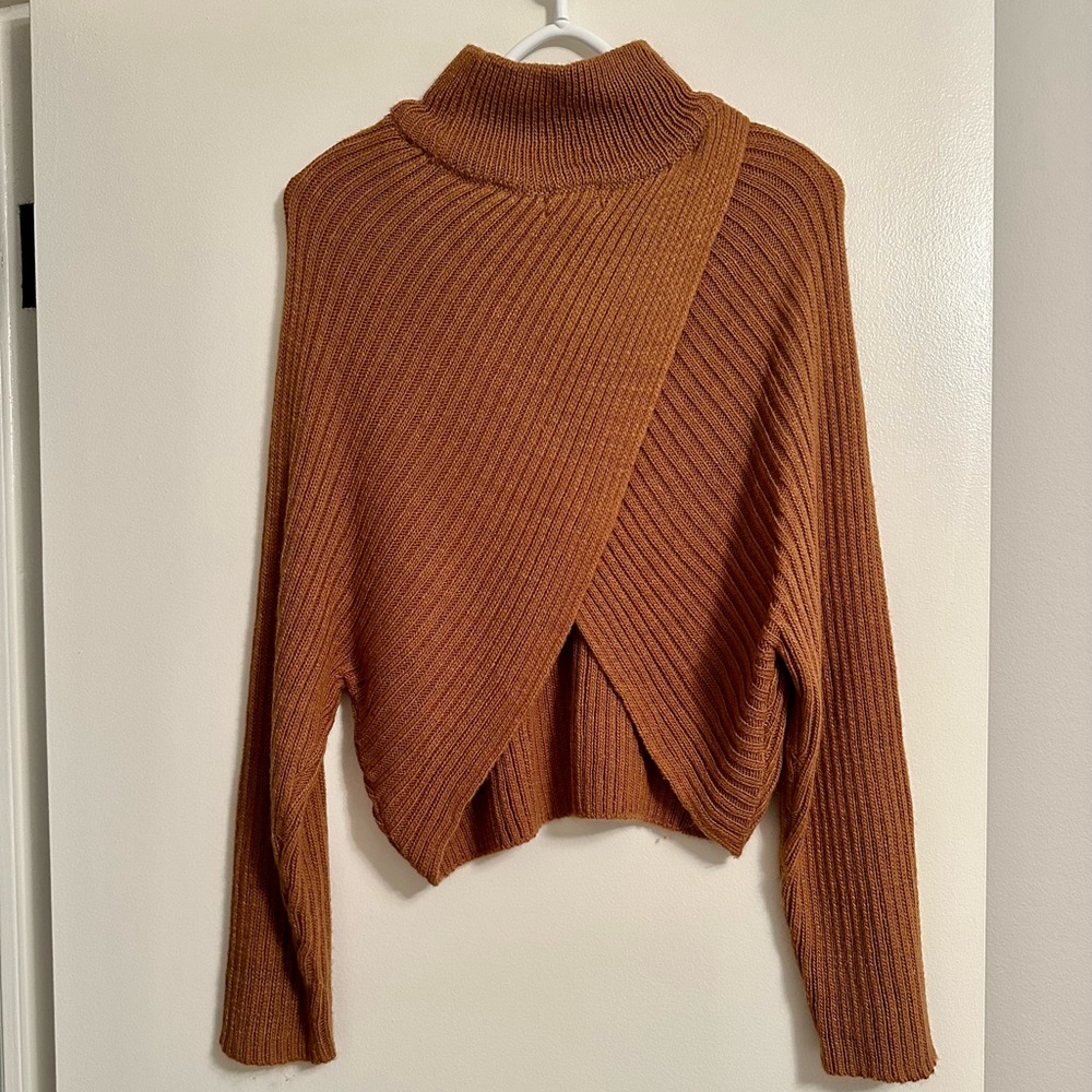 Open back sweater